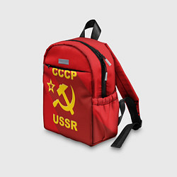 Детский рюкзак СССР - серп молот, цвет: 3D-принт — фото 2