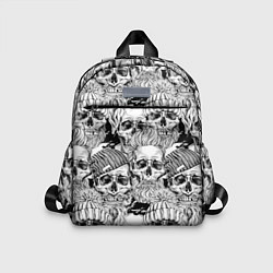 Детский рюкзак Hipster skulls, цвет: 3D-принт
