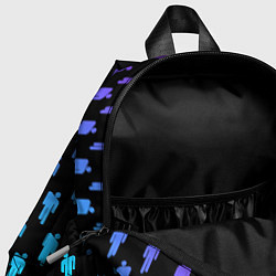 Детский рюкзак Billie Eilish: Neon Pattern, цвет: 3D-принт — фото 2