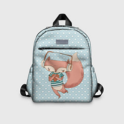 Детский рюкзак Милая лисичка в наушниках