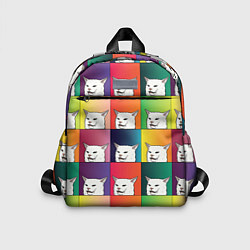 Детский рюкзак Woman Yelling at Cat, цвет: 3D-принт