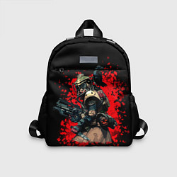 Детский рюкзак Bloodhound 3D Black, цвет: 3D-принт