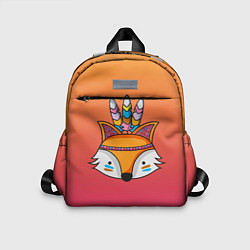 Детский рюкзак Лиса Индеец, цвет: 3D-принт