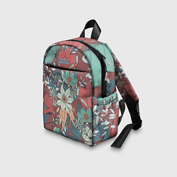 Детский рюкзак Цветочный арт, цвет: 3D-принт — фото 2