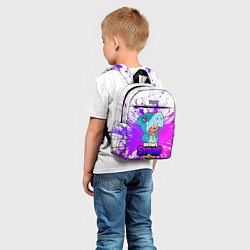 Детский рюкзак Brawl stars leon shark, цвет: 3D-принт — фото 2