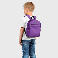 Детский рюкзак Фиолетовая волна, цвет: 3D-принт — фото 2
