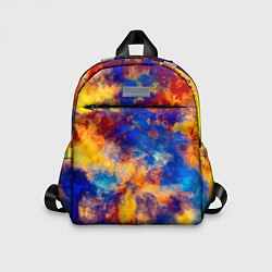 Детский рюкзак Огненно-синий полутон, цвет: 3D-принт