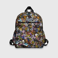 Детский рюкзак FNaF стикербомбинг, цвет: 3D-принт
