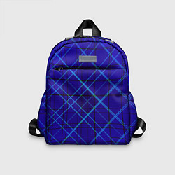 Детский рюкзак Сине-черная геометрия 3D