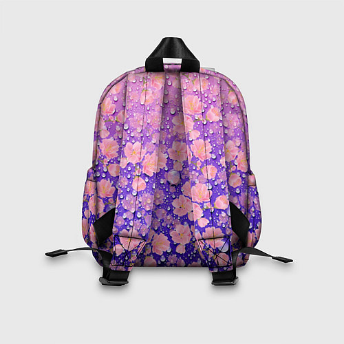 Детский рюкзак Цветы / 3D-принт – фото 2