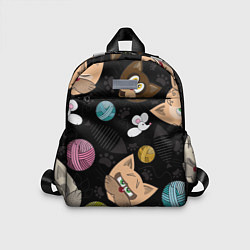 Детский рюкзак Злой кот, цвет: 3D-принт