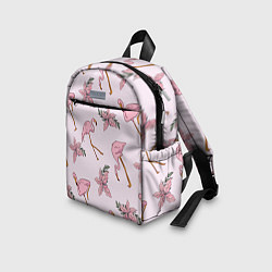Детский рюкзак Розовый фламинго, цвет: 3D-принт — фото 2