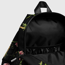Детский рюкзак Versace Золотая цепь и розы, цвет: 3D-принт — фото 2