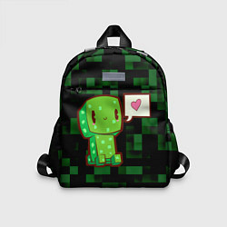 Детский рюкзак Minecraft Creeper, цвет: 3D-принт