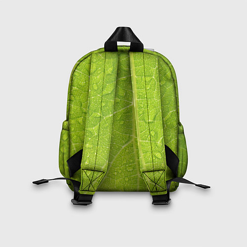 Детский рюкзак Листок с росой / 3D-принт – фото 2