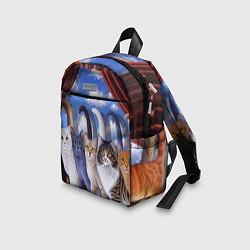 Детский рюкзак Коты, цвет: 3D-принт — фото 2