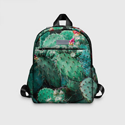 Детский рюкзак Кактусы с цветами реализм