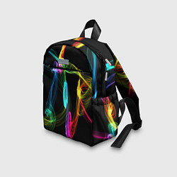 Детский рюкзак НЕОНОВЫЙ ДЫМ, цвет: 3D-принт — фото 2