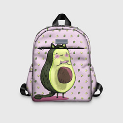 Детский рюкзак Авокадо Кот, цвет: 3D-принт