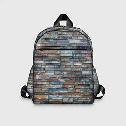 Детский рюкзак СТЕНА КИРПИЧ, цвет: 3D-принт