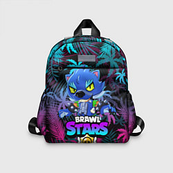 Детский рюкзак BRAWL STARS LEON ОБОРОТЕНЬ, цвет: 3D-принт