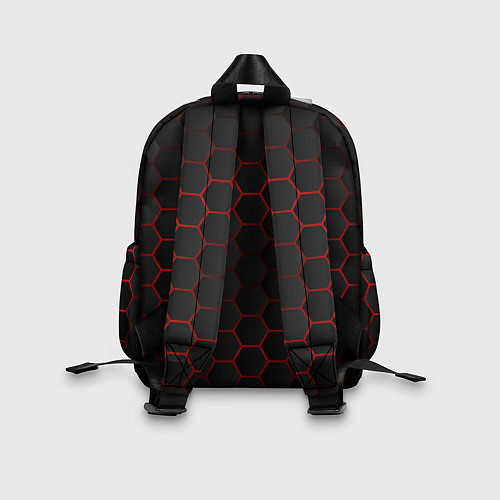 Детский рюкзак 3D black & red / 3D-принт – фото 2