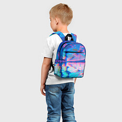 Детский рюкзак ГАВАЙИ ГЛИТЧ, цвет: 3D-принт — фото 2