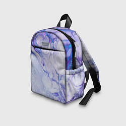 Детский рюкзак Разводы сиреневой краской, цвет: 3D-принт — фото 2