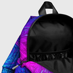 Детский рюкзак BACKGROUND IN NEON, цвет: 3D-принт — фото 2