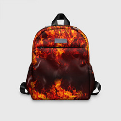 Детский рюкзак Огонь, цвет: 3D-принт