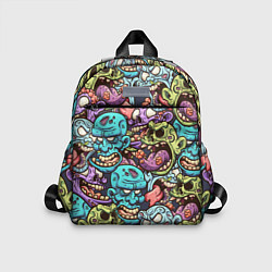 Детский рюкзак Зомби Паттерн, цвет: 3D-принт