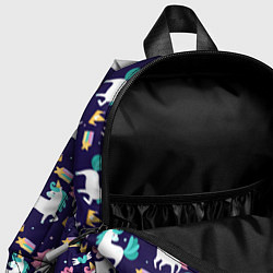 Детский рюкзак Unicorn pattern, цвет: 3D-принт — фото 2