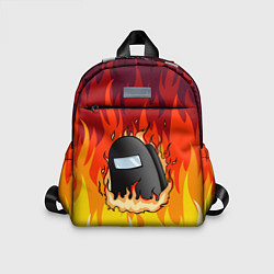 Детский рюкзак Among Us Fire Z, цвет: 3D-принт