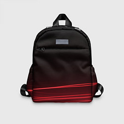Детский рюкзак Красное и Черное, цвет: 3D-принт