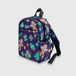 Детский рюкзак Новый Год, цвет: 3D-принт — фото 2