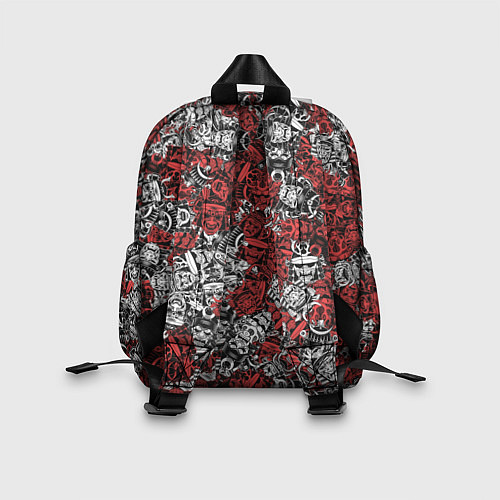 Детский рюкзак Красные и Белые самураи / 3D-принт – фото 2