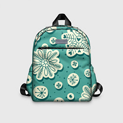 Детский рюкзак Рисованные Снежинки, цвет: 3D-принт