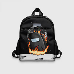 Детский рюкзак Among Us fire, цвет: 3D-принт