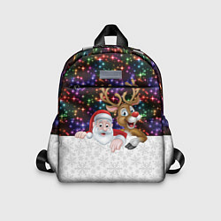 Детский рюкзак Новый Год, цвет: 3D-принт