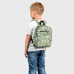 Детский рюкзак Весенний камуфляж, цвет: 3D-принт — фото 2