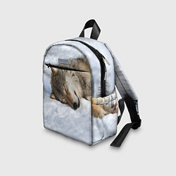 Детский рюкзак Спящий Волк, цвет: 3D-принт — фото 2