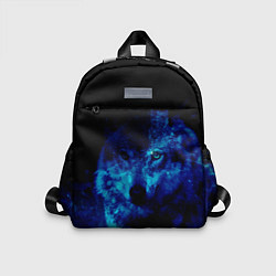 Детский рюкзак Волк Вселенная, цвет: 3D-принт