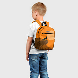 Детский рюкзак Оранжевый закат, цвет: 3D-принт — фото 2