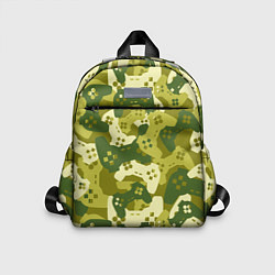 Детский рюкзак Гейм милитари, цвет: 3D-принт