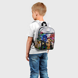 Детский рюкзак На скейте в бесконечность, цвет: 3D-принт — фото 2
