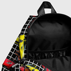 Детский рюкзак Гоночные тачки, цвет: 3D-принт — фото 2