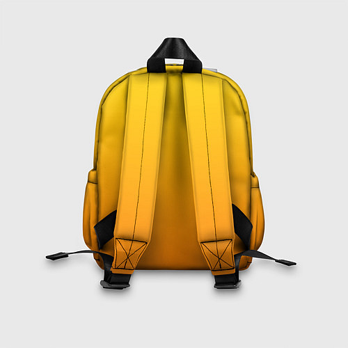 Детский рюкзак Оранжевый градиент / 3D-принт – фото 2