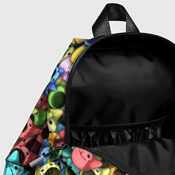 Детский рюкзак Цветные Поп Котики, цвет: 3D-принт — фото 2
