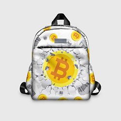 Детский рюкзак БИТКОИН BITCOIN, цвет: 3D-принт