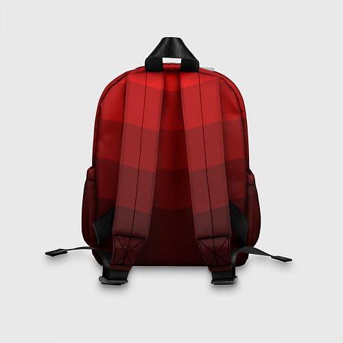Детский рюкзак Красный Градиент / 3D-принт – фото 2